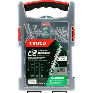 Timco C2 Strong-Fix Silver Screws - 600 Pcs Timco C2 Strong-Fix Silver Screws - 600 Pcs