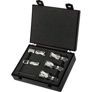 Set di frese magnetiche in acciaio al cobalto RS PRO - Ø 14-22mm - 5 pezzi Set di frese magnetiche in acciaio al cobalto RS PRO - Ø 14-22mm - 5 pezzi