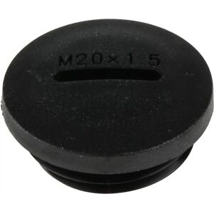 RS PRO Tapón ciego para prensaestopas - Negro - M20 - 24mm - Protección de cables RS PRO Tapón ciego para prensaestopas - Negro - M20 - 24mm - Protección de cables