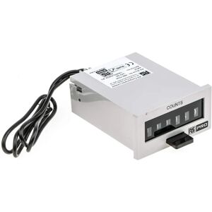 Contador RS PRO - Impulso, 10Hz, 24V, Pantalla Mecánica - Contador Contador RS PRO - Impulso, 10Hz, 24V, Pantalla Mecánica - Contador