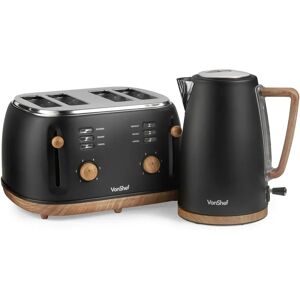 Vonshef - Kettle & Toaster Set - Black - Toasters Vonshef - Kettle & Toaster Set - Black - Toasters