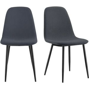 Vonhaus - Charcoal blue - 2er-Set - Dining chairs Vonhaus - Charcoal blue - 2er-Set - Dining chairs