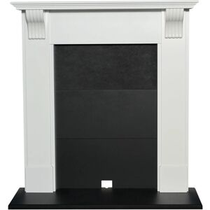 Adam - Harrogate - White-Black - Electric Fireplace Adam - Harrogate - White-Black - Electric Fireplace