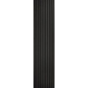 Fuse Black Oak Wall Panel - Acoustic, 2.4m x 0.6m, Wooden, Easy Fit Fuse Black Oak Wall Panel - Acoustic, 2.4m x 0.6m, Wooden, Easy Fit