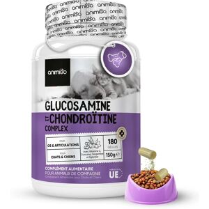 Animigo Glucosamine pour Chiens & Chats - 180 Capsules - Soutien des Hanches & Articulations - Publicité Animigo Glucosamine pour Chiens & Chats - 180 Capsules - Soutien des Hanches & Articulations - Publicité