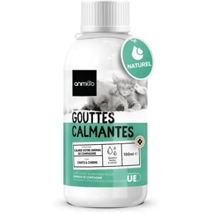 Animigo Gouttes Calmantes pour Chiens et Chats - 100ml Non-sédatif - Publicité Animigo Gouttes Calmantes pour Chiens et Chats - 100ml Non-sédatif - Publicité