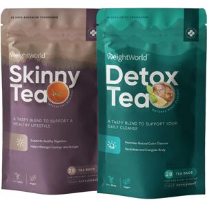 WeightWorld Green, White, Oolong & Ginger Detox & Skinny Tea - Tea Combo WeightWorld Green, White, Oolong & Ginger Detox & Skinny Tea - Tea Combo