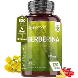 WeightWorld Berberine 500mg Capsules - Supports Heart & Blood Sugar WeightWorld Berberine 500mg Capsules - Supports Heart & Blood Sugar