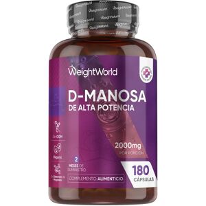 WeightWorld D-mannose 2000 mg - Supporto urinario e immunitario WeightWorld D-mannose 2000 mg - Supporto urinario e immunitario