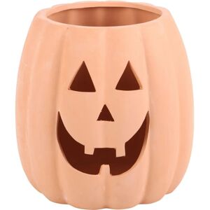 Four Candle 25cm Terracotta Pumpkin Decoration - Halloween Decoration Four Candle 25cm Terracotta Pumpkin Decoration - Halloween Decoration