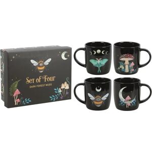 Dark Forest Mystical Mug Set - 4 pcs - 350ml Dark Forest Mystical Mug Set - 4 pcs - 350ml