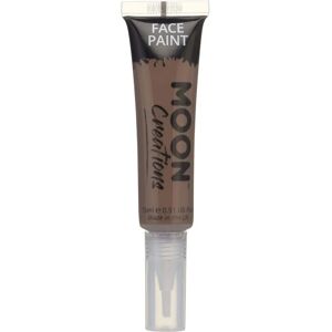Peintures pour visage et corps Moon Creations - Marron - 15ml - Publicité Peintures pour visage et corps Moon Creations - Marron - 15ml - Publicité