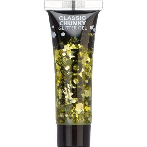 Smiffys Mond Glitzer - Klassisches Chunky Glitter Gel - Gold - 12ml Smiffys Mond Glitzer - Klassisches Chunky Glitter Gel - Gold - 12ml