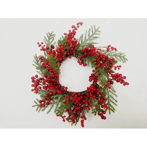 Shatchi 55cm Christmas Wreath - Red and Green Decor Shatchi 55cm Christmas Wreath - Red and Green Decor