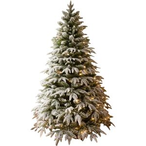 Shatchi 1.5m Pre Lit Lapland Fir Christmas Tree Snow Flocked - Christmas Tree Shatchi 1.5m Pre Lit Lapland Fir Christmas Tree Snow Flocked - Christmas Tree