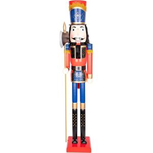 Shatchi Wooden Nutcrackers 120cm Christmas Tree Ornament - Classic Xmas Decor Shatchi Wooden Nutcrackers 120cm Christmas Tree Ornament - Classic Xmas Decor