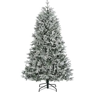 Shatchi Snowy Oregon Pine Luxurious Bushy Artificial Xmas Home Decor - 6ft Shatchi Snowy Oregon Pine Luxurious Bushy Artificial Xmas Home Decor - 6ft