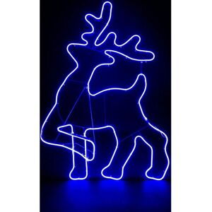 Shatchi Christmas Neon Rope Light Silhouette Walking Reindeer - Neon Rope Light, Outdoor Wall Decor, Garden Decor Shatchi Christmas Neon Rope Light Silhouette Walking Reindeer - Neon Rope Light, Outdoor Wall Decor, Garden Decor