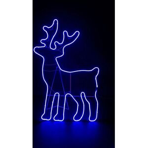 Shatchi - Christmas Neon Rope Light Silhouette Standing Reindeer Shatchi - Christmas Neon Rope Light Silhouette Standing Reindeer