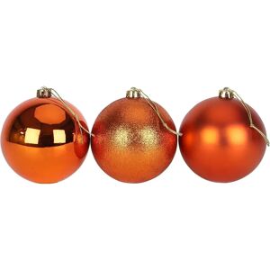 Shatchi - Bolas de Navidad - Rosa Dorado - 10cm - 6Pcs - Adorno Shatchi - Bolas de Navidad - Rosa Dorado - 10cm - 6Pcs - Adorno