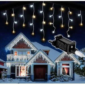 Shatchi Christmas Icicle String Lights - 720 White Warm White LED 15m Shatchi Christmas Icicle String Lights - 720 White Warm White LED 15m