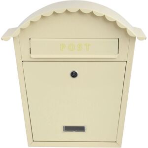 EMtronics - Stainless Steel - Cream - Wall Mountable - Post Box EMtronics - Stainless Steel - Cream - Wall Mountable - Post Box