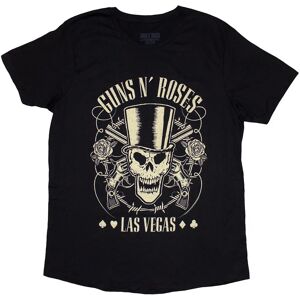 Tricou pentru femei Guns N' Roses negru cu Craniu și Pistoale - Trupa de Rock Tricou pentru femei Guns N' Roses negru cu Craniu și Pistoale - Trupa de Rock