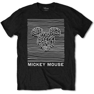 Disney Mickey Mouse Unknown Pleasures T-shirt - Unisex, Black, XL Disney Mickey Mouse Unknown Pleasures T-shirt - Unisex, Black, XL