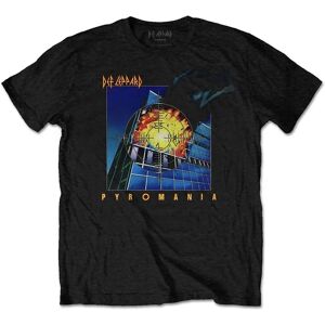 T-shirt noir Pyromania de Def Leppard - Vêtements de groupe rock T-shirt noir Pyromania de Def Leppard - Vêtements de groupe rock
