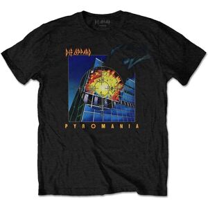T-shirt noir Pyromania de Def Leppard - Rock Off - Publicité T-shirt noir Pyromania de Def Leppard - Rock Off - Publicité