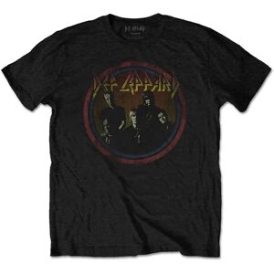 T-shirt vintage cercle noir Def Leppard - T-shirt T-shirt vintage cercle noir Def Leppard - T-shirt