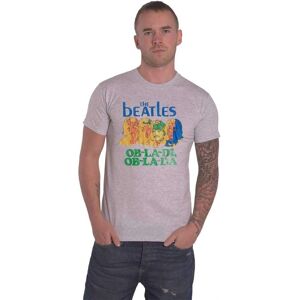 HeyRusty The Beatles Unisex Premium T-shirt - Ob-la-di - Grey - XXL - T-shirt HeyRusty The Beatles Unisex Premium T-shirt - Ob-la-di - Grey - XXL - T-shirt