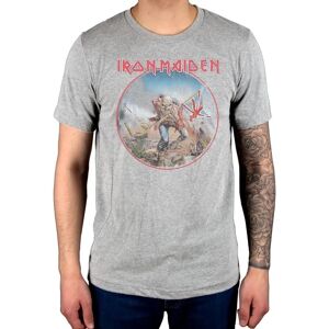 HeyRusty Iron Maiden Trooper Vintage Circle Grå T-shirt - Rock HeyRusty Iron Maiden Trooper Vintage Circle Grå T-shirt - Rock