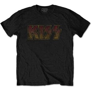 KISS Vintage Logo T-Shirt - Unisex, Svart, Medium KISS Vintage Logo T-Shirt - Unisex, Svart, Medium