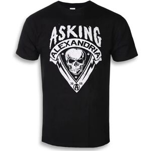 HeyRusty Asking Alexandria Scut Teschio Negru Tricou - Tricou HeyRusty Asking Alexandria Scut Teschio Negru Tricou - Tricou