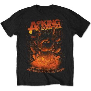 HeyRusty Asking Alexandria - Svart metallhand X-large - T-shirt HeyRusty Asking Alexandria - Svart metallhand X-large - T-shirt