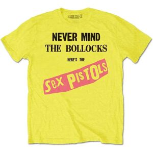 Rock Off Sex Pistols NMTB Yellow T-Shirt - Unisex, Large Rock Off Sex Pistols NMTB Yellow T-Shirt - Unisex, Large