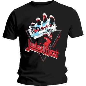 Tricou Judas Priest British Steel Hand Triangle - Rock Off Tricou Judas Priest British Steel Hand Triangle - Rock Off
