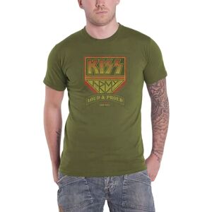 KISS Official Band T-shirt - Loud & Proud Green XL KISS Official Band T-shirt - Loud & Proud Green XL