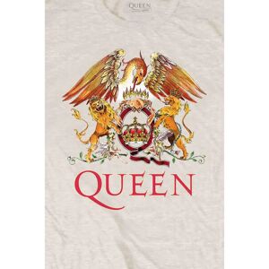 Queen Classic Crest Sand XXL unisex T-shirt - T-shirt Queen Classic Crest Sand XXL unisex T-shirt - T-shirt