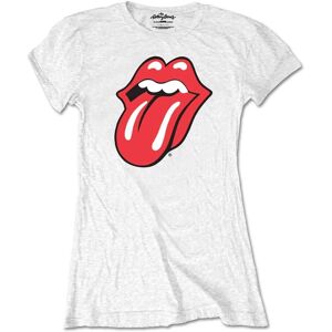 The Rolling Stones Klassisk Tungor Vit Liten - T-shirt The Rolling Stones Klassisk Tungor Vit Liten - T-shirt