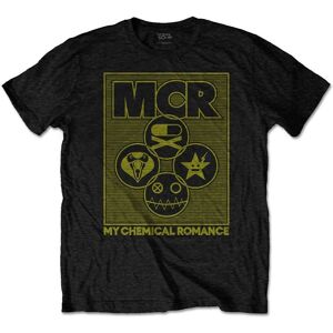 HeyRusty MCR Tricou Negru - Stil Rock HeyRusty MCR Tricou Negru - Stil Rock