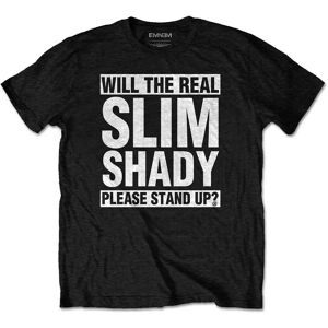 Svart Eminem The Real Slim Shady T-shirt - T-shirt Svart Eminem The Real Slim Shady T-shirt - T-shirt