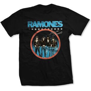 HeyRusty Ramones - Circle Photo Black T-shirt - Rock HeyRusty Ramones - Circle Photo Black T-shirt - Rock