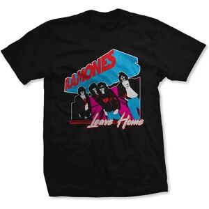 Ramones Leave Home Black T-shirt - Rock Band Ramones Leave Home Black T-shirt - Rock Band