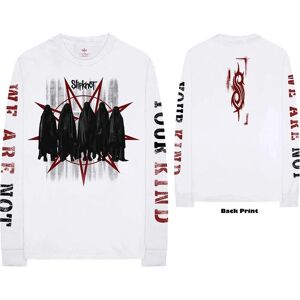 Slipknot Vit långärmad T-shirt - Unisex Metal Slipknot Vit långärmad T-shirt - Unisex Metal