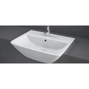 Rak Ceramics Rak Summit Semi-Recessed Basin - 50cm, White - Bathroom Sink Rak Ceramics Rak Summit Semi-Recessed Basin - 50cm, White - Bathroom Sink