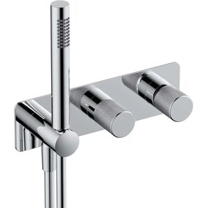 Rak Ceramics Amalfi Thermostatic Dual Outlet Shower Valve - Chrome Rak Ceramics Amalfi Thermostatic Dual Outlet Shower Valve - Chrome
