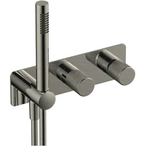 Rak Ceramics Rak Amalfi Brushed Nickel Dual Shower Valve - Shower Type Rak Ceramics Rak Amalfi Brushed Nickel Dual Shower Valve - Shower Type