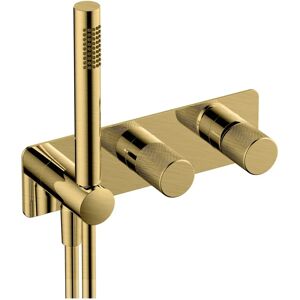 Rak Ceramics Rak Amalfi Dual Outlet Shower Valve - Brushed Gold Rak Ceramics Rak Amalfi Dual Outlet Shower Valve - Brushed Gold